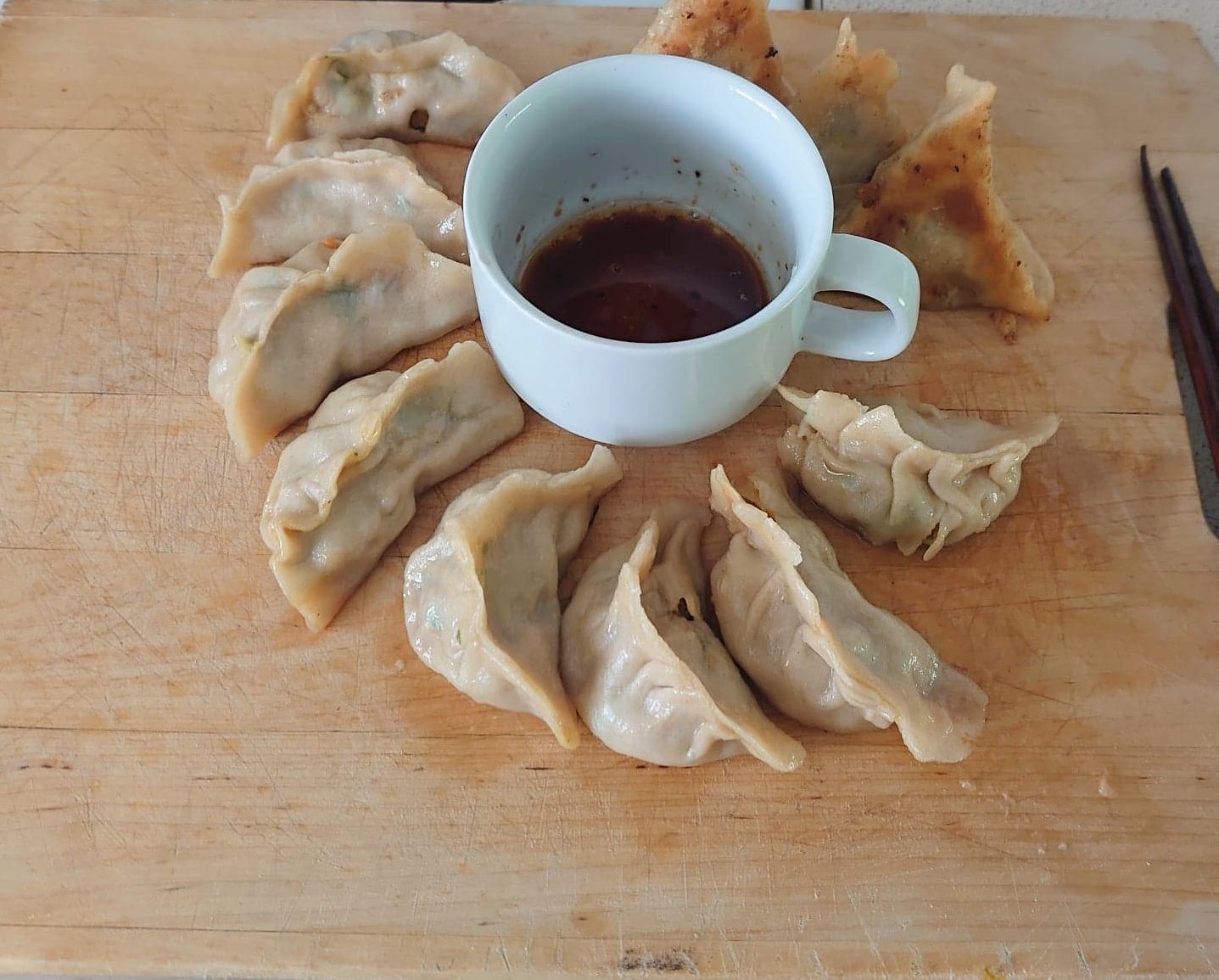 How to make Pork Gyoza & Sesame Soy Dip